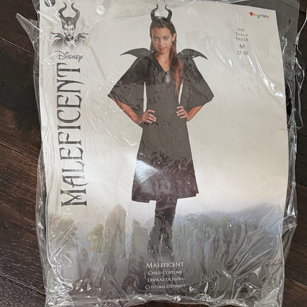 Disney Maleficent Child Costume - Dark Black